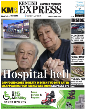 Cover of Kentish Express Ashford & District