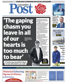 Cover of Lancashire Evening Post