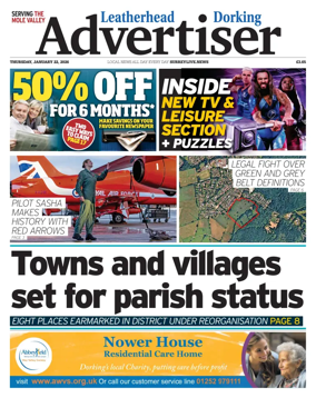 Cover of Leatherhead & Dorking Advertiser