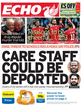 Cover of Liverpool Echo