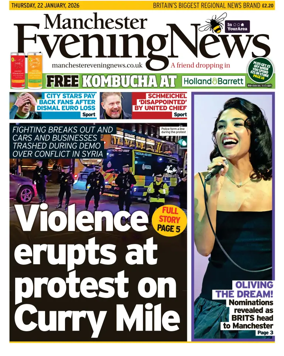 Cover of Manchester Evening News