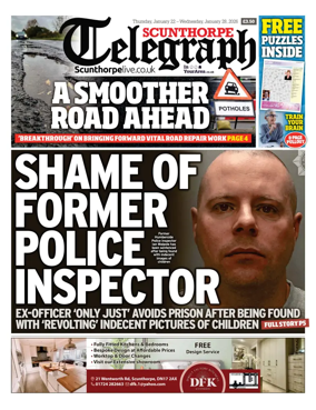 Cover of Scunthorpe Telegraph