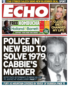 Cover of South Wales Echo