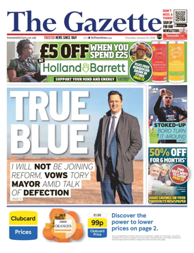 Cover of Teesside Evening Gazette