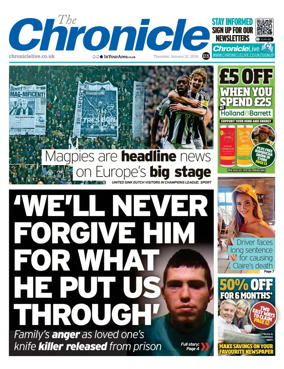 Cover of The Chronicle (South Tyneside and Durham)