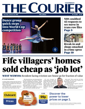 Cover of The Courier & Advertiser (Fife Edition)