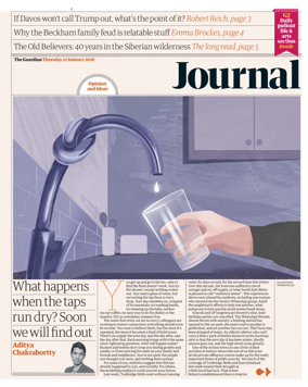 Cover of The Guardian e-paper Journal