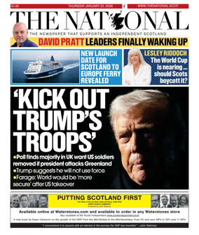 Cover of The National (Scotland)