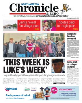 Cover of The Northampton Chronicle and Echo