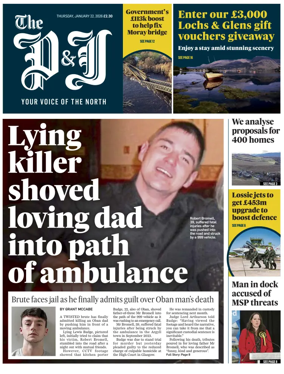 Cover of The Press and Journal (Inverness Highlands and Islands)