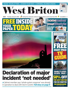 Cover of West Briton (Truro and Mid Cornwall)
