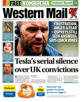 Cover of Western Mail