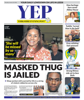 Cover of Yorkshire Evening Post