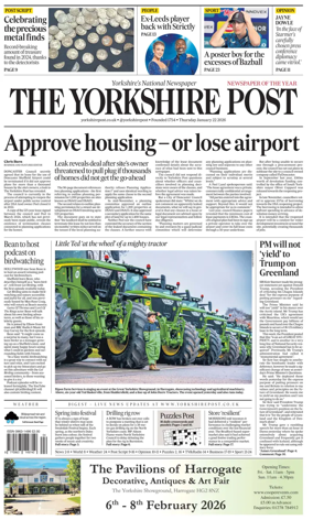 Cover of Yorkshire Post