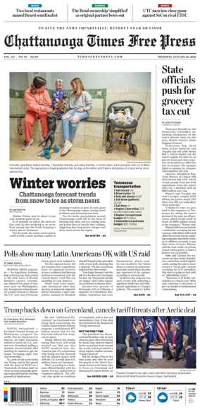 Cover of Chattanooga Times Free Press