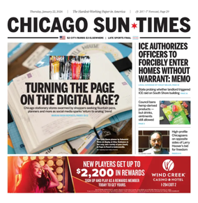 Cover of Chicago Sun-Times