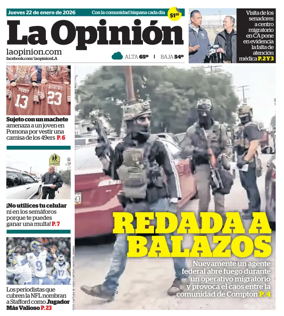 Cover of La Opinion