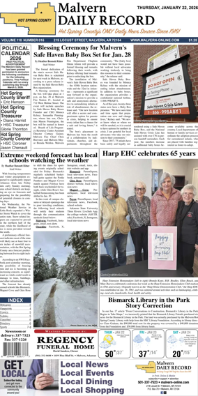 Cover of Malvern Daily Record