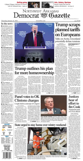 Cover of Northwest Arkansas Democrat-Gazette