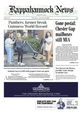 Cover of Rappahannock News