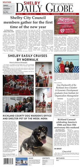 Cover of Shelby Daily Globe