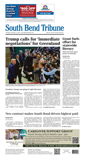 Cover of South Bend Tribune