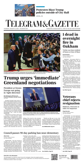 Cover of Telegram & Gazette