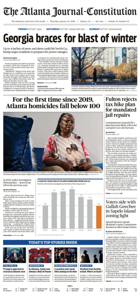 Cover of The Atlanta Journal-Constitution