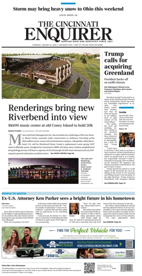 Cover of The Cincinnati Enquirer