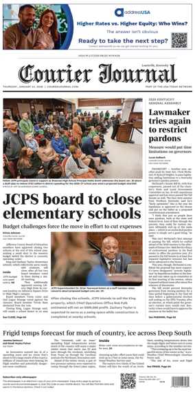 Cover of The Courier-Journal (Louisville)