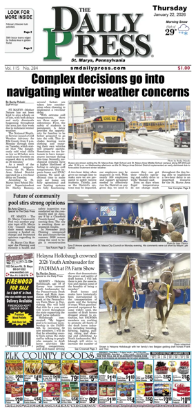 Cover of The Daily Press