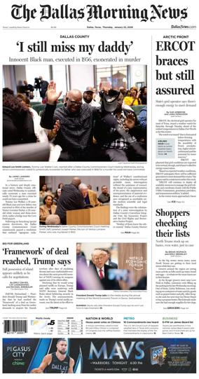 Cover of The Dallas Morning News