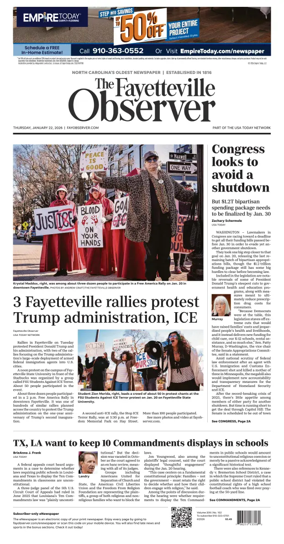 Cover of The Fayetteville Observer