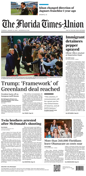 Cover of The Florida Times-Union