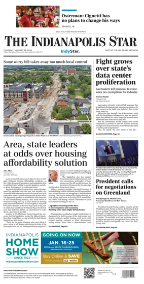 Cover of The Indianapolis Star