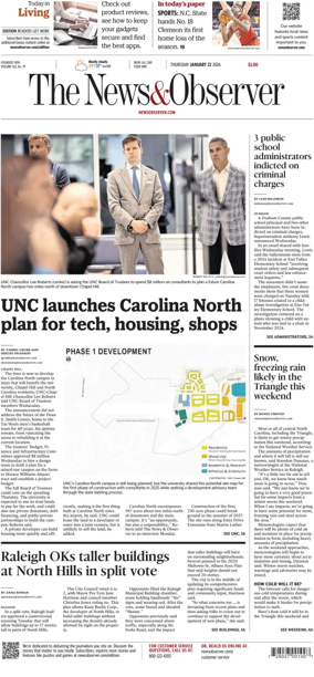 Cover of The News & Observer