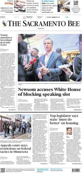 Cover of The Sacramento Bee