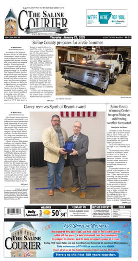 Cover of The Saline Courier