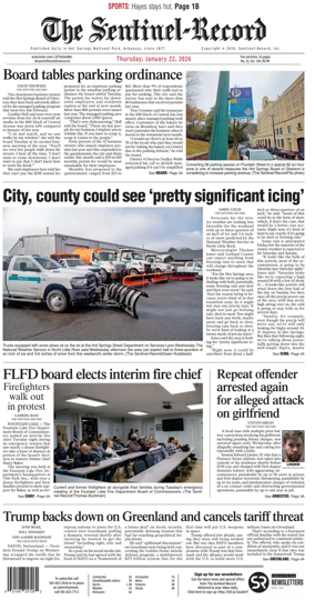 Cover of The Sentinel-Record