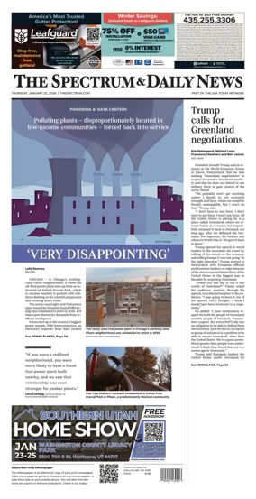 Cover of The Spectrum & Daily News