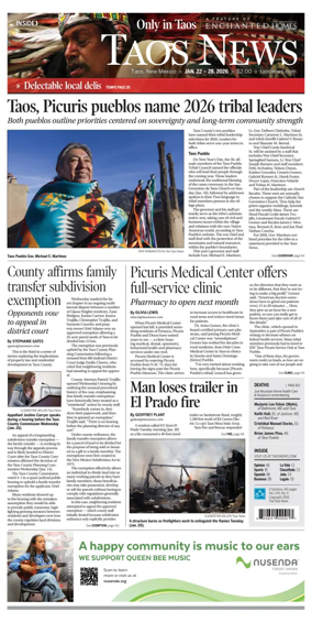 Cover of The Taos News