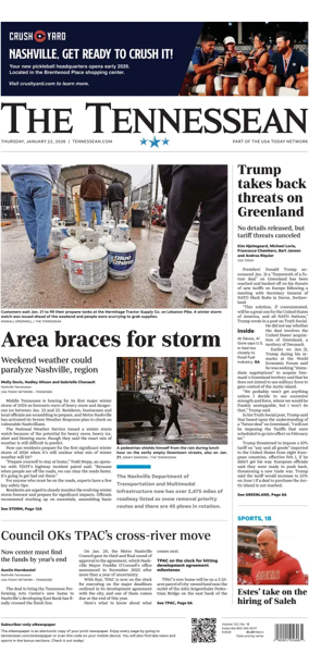 Cover of The Tennessean