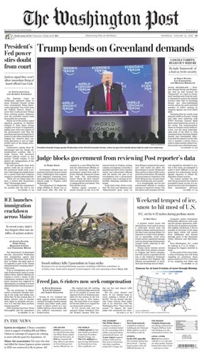 Cover of The Washington Post