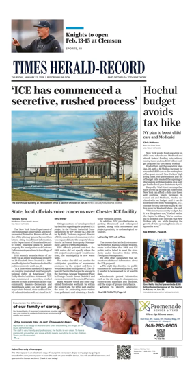 Cover of Times Herald-Record