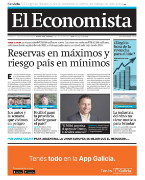 Cover of El Economista (Argentina)