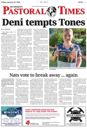 Cover of Deniliquin Pastoral Times