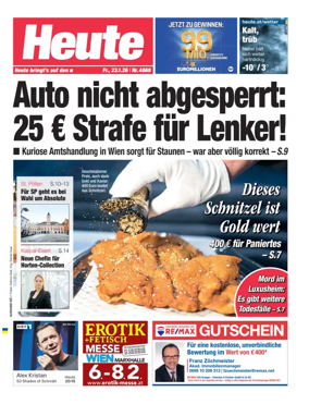 Cover of Heute - Niederosterreich Ausgabe