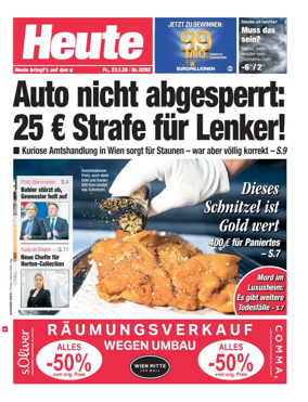 Cover of Heute - Wien Ausgabe