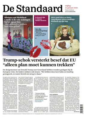 Cover of De Standaard