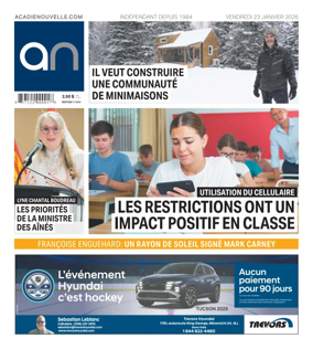 Cover of Acadie Nouvelle